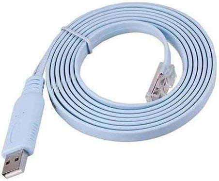 3852a Usb Cisco Konsol Consol Rj45 USB 2.0 to RJ45 Konsol Kablosu – 1.8m (CH340 Chipset) Cisco Router & Switch Uyumlu CH340 Kablosu