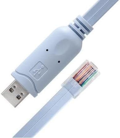 3852a Usb Cisco Konsol Consol Rj45 USB 2.0 to RJ45 Konsol Kablosu – 1.8m (CH340 Chipset) Cisco Router & Switch Uyumlu CH340 Kablosu