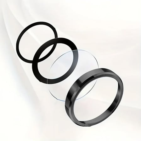 iPhone 17 ile uyumlu Kamera Lens Koruma Kolay Takabilen Görüş Açısını Bozmayan Yüksek çözünürlüklü Premium Advice Safir Kamera Lens Koruma (Siyah, iPhone 17)