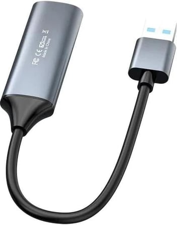 STORE 4k Usb 3.0 Video Capture Görüntü Yakalama Adaptörü Usb 4K 1080P Akış Öğretim Video Konferans veya Canlı Yayın için Oyun Yakalama Kartı (HDMI aktarma için Kullanılmaz) ZR1085