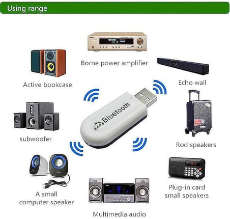 USB Bluetooth 5.0 Ses Alıcı Adaptör – AUX 3.5mm Çıkışlı Kablosuz Müzik Alıcısı, Hoparlör ve Ses Sistemlerini Bluetooth’lu Hale Getiren Dongle Receiver | ZR1138