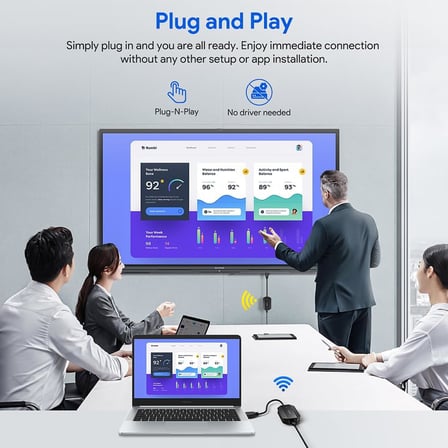 Edup HDMI Kablosuz Bağlantı Kiti Eş Zamanlı Görüntü Aktarımı Transmitter EH-WD9905