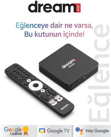 Nova Android Tv Box 2gb Ram 32GB Hafıza Google Lisanslı