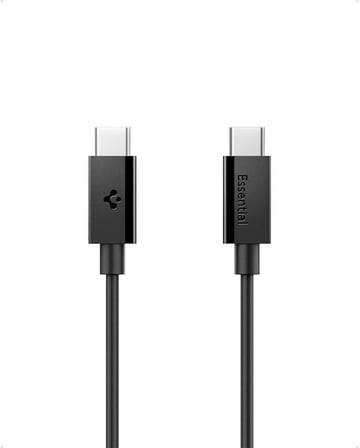 USB-C to USB-C 1 Metre Kablo 60W Güç/PPS 2.0 Super Hızlı Şarj / 480 Mbps Data Aktarım Hızı Type-C Ekstra Dayanıklı Siyah - ACA08718