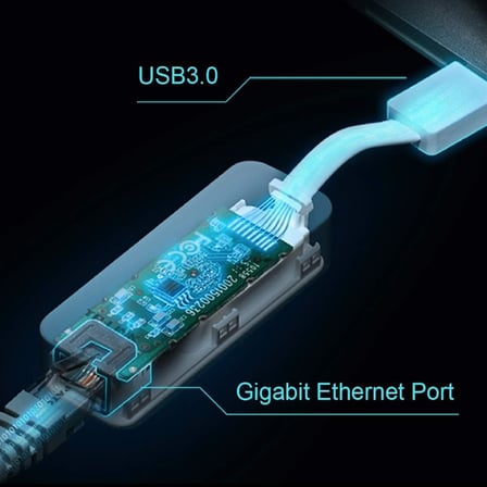 UE300, USB 3.0 RJ45 Gigabit Ethernet Network Çevirici