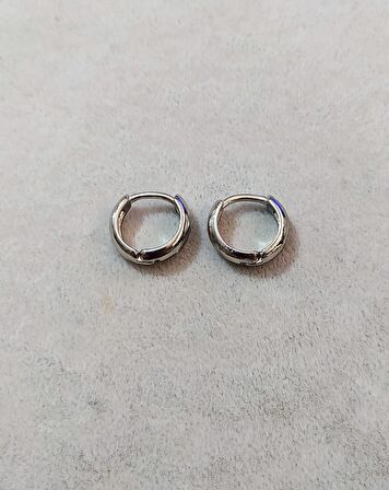 GÜMÜŞ KAPLAMA 10 MM TAM KAPAMA VİP SERİ HALKA KÜPE