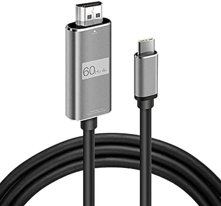HC-01 Type-C to 4K Ultra Full HD HDMI USB-C Tak Çalıştır Macbookile ipadile telefon ile uyumlu Görüntü Aktarım Kablosu-1.8m