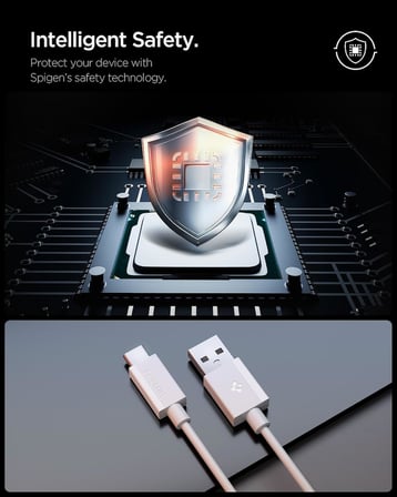 USB-A to USB-C 2 Metre Kablo 60W Güç/Hızlı Şarj / 480 Mbps Data Aktarım Hızı Type-C Ekstra Dayanıklı Beyaz - ACA08716