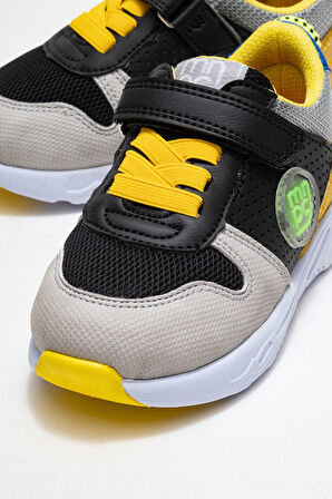 mnpc Erkek Çocuk Gri Günlük Spor Ayakkabı