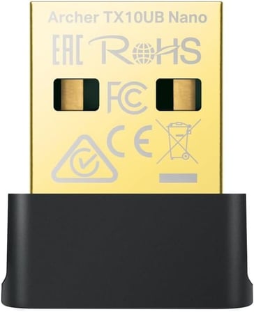 Archer TX10UB Nano | Wi-Fi 6 & Bluetooth 5.3 USB Adaptör | AX900 Mbps | Çift Bant | İkisi Bir Arada | Kolay Kurulum | Windows Uyumlu