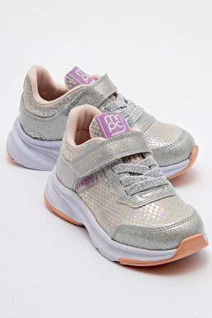 mnpc Kız Çocuk Gümüş Spor Ayakkabı