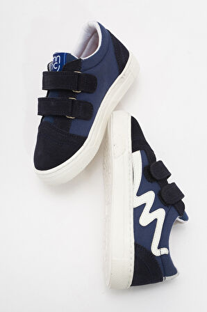 mnpc Erkek Çocuk Lacivert Hakiki Deri Günlük Ayakkabı