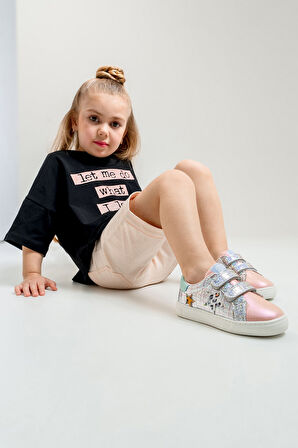 mnpc Kız Çocuk Pudra Sneaker Ayakkabı