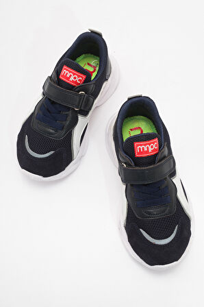 mnpc Erkek Çocuk Lacivert Hakiki Deri Günlük Spor Ayakkabı