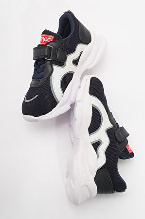 mnpc Erkek Çocuk Lacivert Hakiki Deri Günlük Spor Ayakkabı