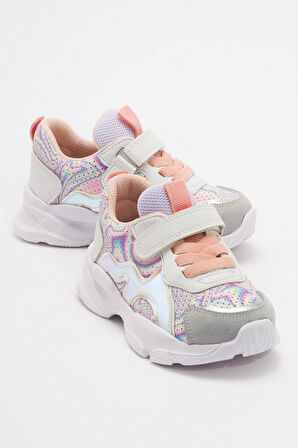 mnpc Kız Çocuk Beyaz Hakiki Deri Spor Ayakkabı