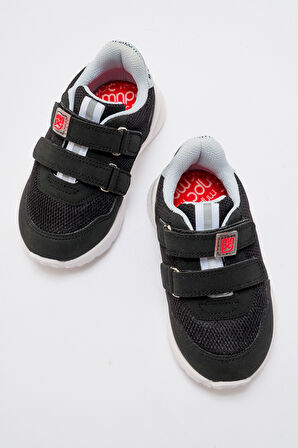 mnpc Erkek Çocuk Siyah Spor Ayakkabı