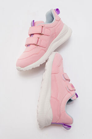 mnpc Kız Çocuk Pudra Günlük Spor Ayakkabı