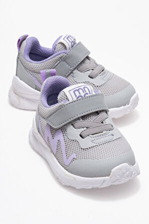 mnpc Kız Çocuk Gri Spor Ayakkabı