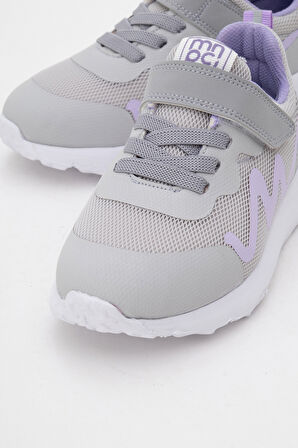 mnpc Kız Çocuk Gri Spor Ayakkabı