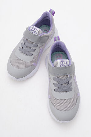 mnpc Kız Çocuk Gri Spor Ayakkabı