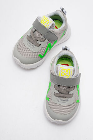 mnpc Erkek Çocuk Gri Spor Ayakkabı