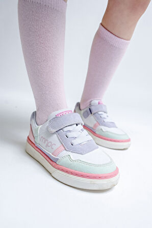 mnpc Kız Çocuk Beyaz-Yeşil Günlük Ayakkabı