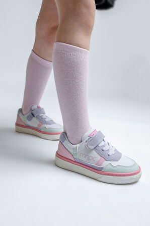 mnpc Kız Çocuk Beyaz-Yeşil Günlük Ayakkabı