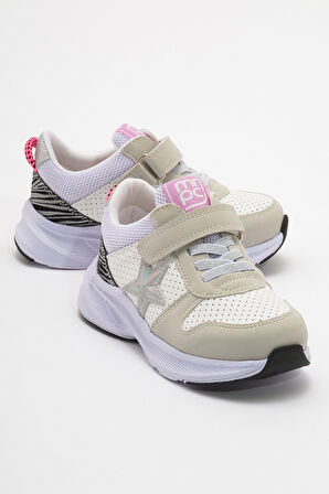 mnpc Kız Çocuk Beyaz Spor Ayakkabı