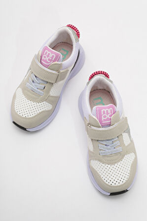 mnpc Kız Çocuk Beyaz Spor Ayakkabı