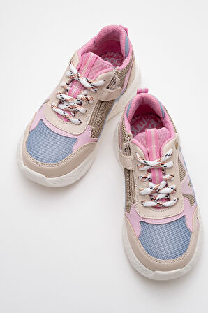 mnpc Kız Çocuk Bej Günlük Spor Ayakkabı