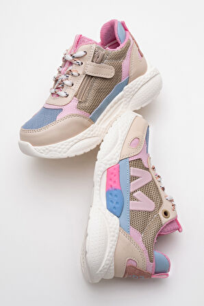 mnpc Kız Çocuk Bej Günlük Spor Ayakkabı