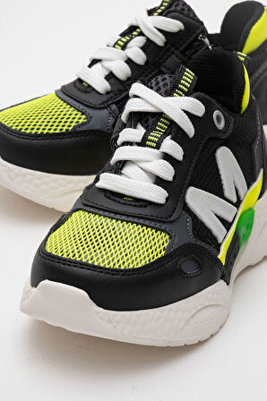 mnpc Erkek Çocuk Siyah Günlük Spor Ayakkabı