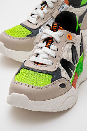 mnpc Erkek Çocuk Gri Günlük Spor Ayakkabı