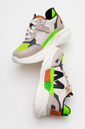 mnpc Erkek Çocuk Gri Günlük Spor Ayakkabı