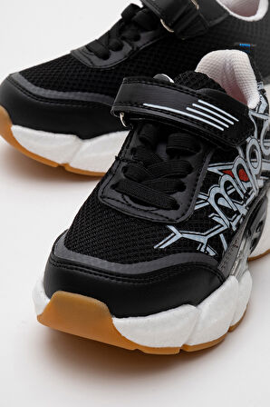 mnpc Erkek Çocuk Siyah Günlük Spor Ayakkabı