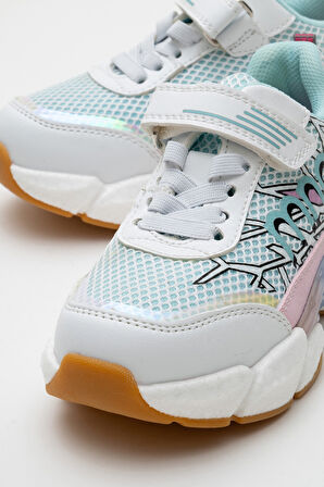 mnpc Kız Çocuk Beyaz Günlük Spor Ayakkabı