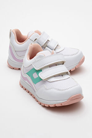 mnpc Kız Çocuk Beyaz Günlük Spor Ayakkabı