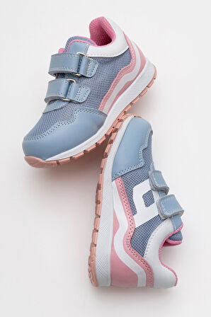 mnpc Kız Çocuk Mavi Günlük Spor Ayakkabı