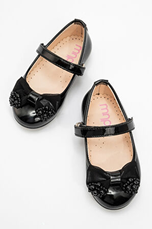 mnpc Kız Çocuk Siyah Fashion Babet