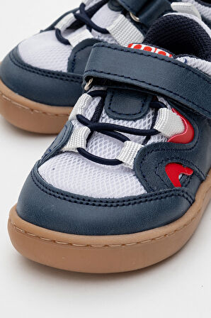 mnpc Unisex Çocuk Lacivert Hakiki Deri Günlük İlk Adım Ayakkabı