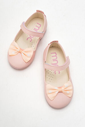 mnpc Kız Çocuk Pudra Fashion Babet