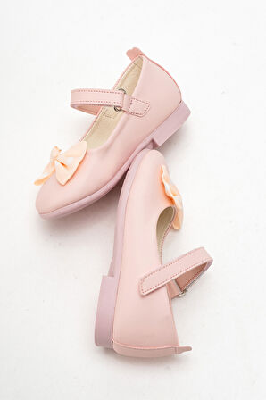 mnpc Kız Çocuk Pudra Fashion Babet