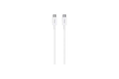 USB-C - USB-C 120cm 60W PD/QC Hızlı Şarj/Data Kablosu Beyaz