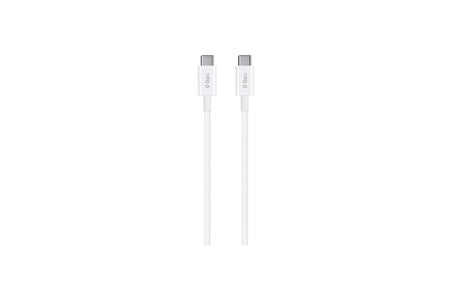 USB-C - USB-C 120cm 60W PD/QC Hızlı Şarj/Data Kablosu Beyaz