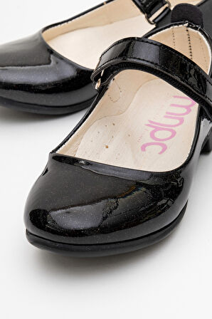 mnpc Kız Çocuk Siyah Fashion Babet