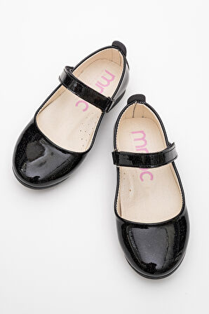 mnpc Kız Çocuk Siyah Fashion Babet