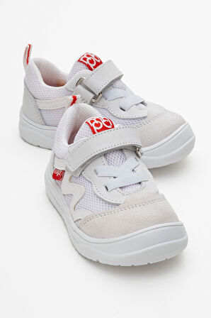 mnpc Unisex Çocuk Beyaz Günlük Spor Ayakkabı