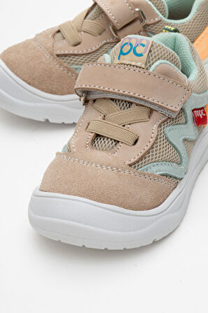 mnpc Unisex Çocuk Bej Günlük Spor Ayakkabı