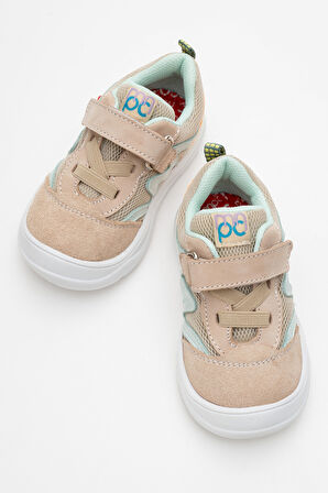 mnpc Unisex Çocuk Bej Günlük Spor Ayakkabı